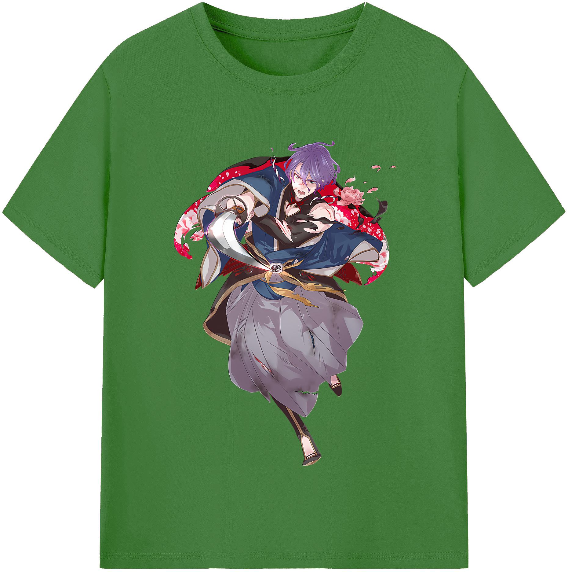 （画像用） 刀剣乱舞 Touken Ranbu レディースカジュアルプリントTシャツ（綿100％）